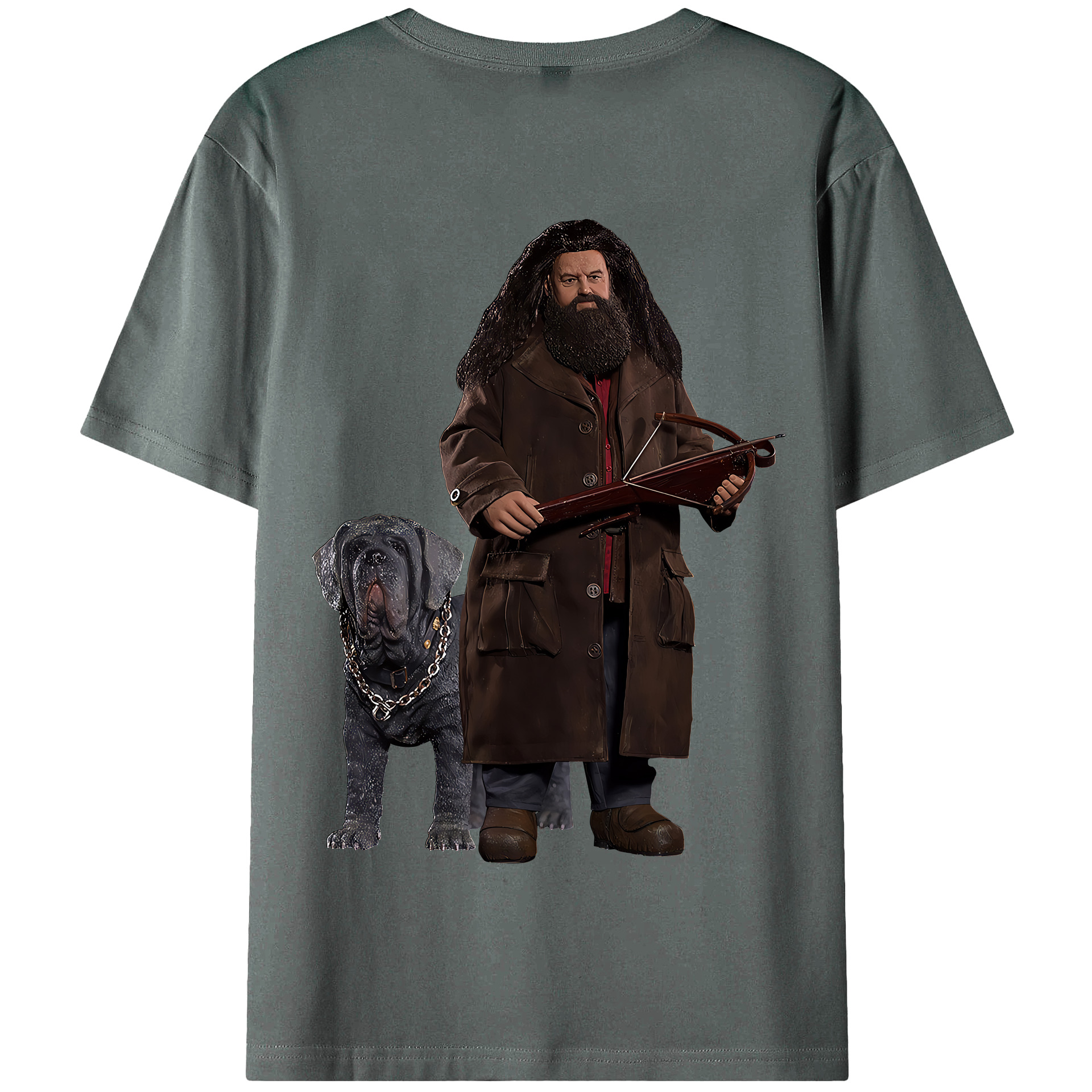 （画像用） Harry Potter ハリー・ポッターシリーズ 綿100％半袖Tシャツ（背面プリント）